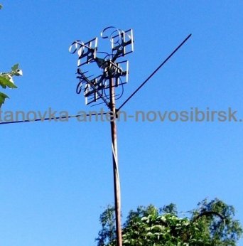 Установкаантенн на мачту Ремонт антенн в Новосибирске