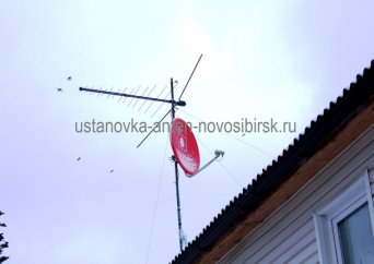 МТС, Дельта 361 Установка антенны МТС на мачту