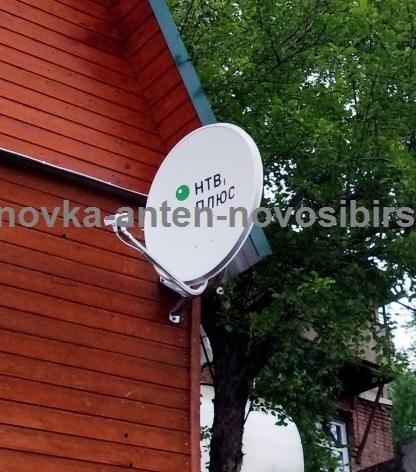 Установка антеенны НТВ плюсв снт Севеянка
